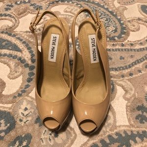 Steve Madden nude high heels